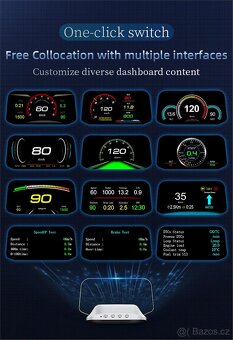 Head up Display OBD 2 + GPS - 4