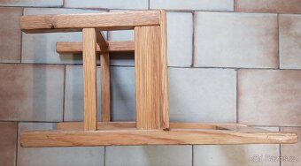 Dětská dřevěná židlička masiv - 4