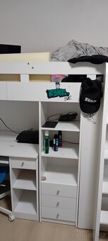 Vyvýšená postel se skrini bez stolku - 4