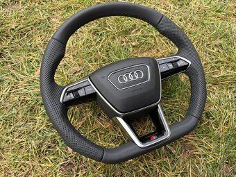 AUDI sportovy volant kozeny zkoseny - 4