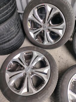 4ks alu disky orig. Hyundai 5x114,3 R17 225/45 R17+snimače - 4