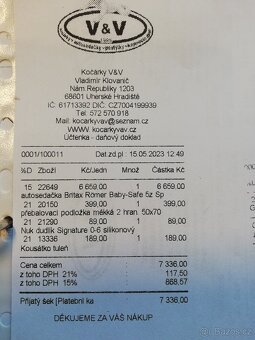 Autosedačka Britax Römer Baby-safe 5z Sp-V ZÁRUCE - 4