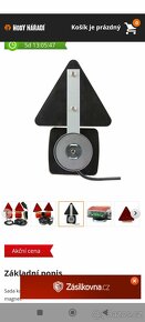 Sada koncových LED světel na magnet, s odrazkou
- 4