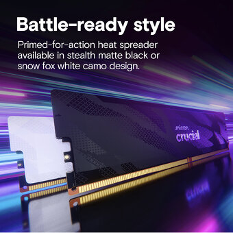 Crucial Pro OC Gaming 32GB 2x16GB KIT DDR5 6400MHz CL32Black - 4