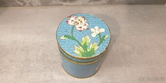 Tabáková dóza - cloisonné - 4