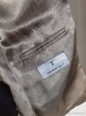 Komplet oblek sako+kalhoty - barva khaki - 4
