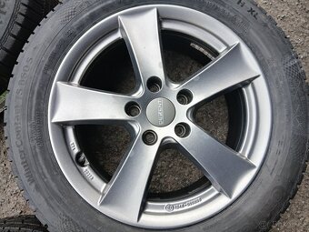 Prodám sadu ALU kol Dezent205/60R16 zimní - 4