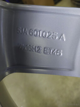 Originál alu kola 16" na Škoda Fabia III. zimní NOVÉ - 4