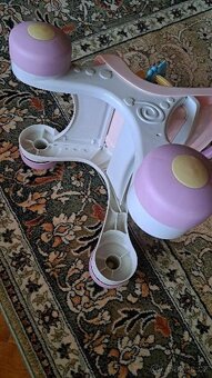 Chodítko - kočárek Fisher Price pro děti růžové - 4