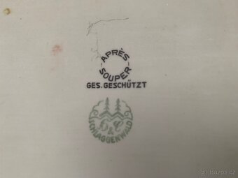 soubor dezertních talířků a tác - 4