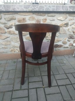 Křeslo Thonet-Fischel podkova. - 4