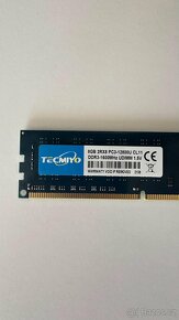 Nová Paměť RAM Tecmiyo DDR3 / 8GB / 1600MHz - 4