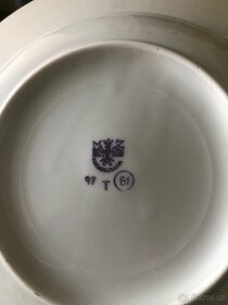 Porcelánový jídelní servis pro 6, Stará role, Czechoslovakia - 4