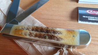 Case Trapper Burnt 6.5, hnědá pálená jelení kost - 4