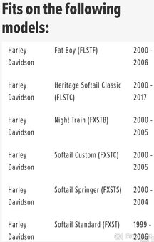 Harley - Davidson, sedlo řidiče Mustang. - 4