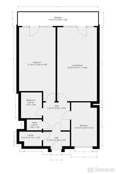 Pronájem bytu 3kk 75 m2 - 4