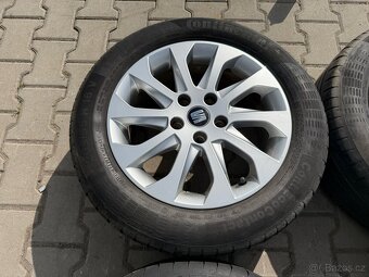 4x al kola 5x112 16 + pneu letní 205/55 R16 - 4
