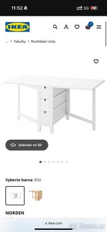 Rozkládací jídelní stůl IKEA Norden - 4