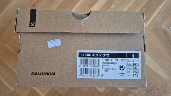 Trekové boty Salomon Elixir Activ GTX, nové, vel. 43 1/3 - 4
