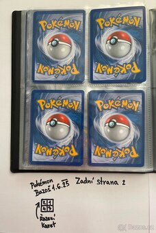 Kusové karty TCG Pokémon STARÉ PŘES 15LET (ORIGINÁL) - 4