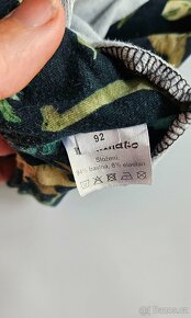 Krátké lacláčky - dinosauři - vel. 92 (ručně ušito v ČR) - 4