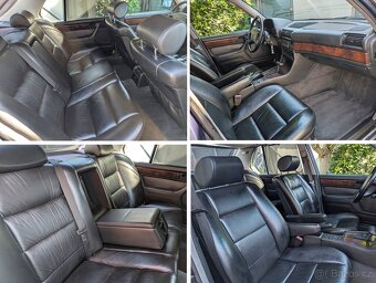 BMW E32 750i m70 10/1991 facelift, bez koroze originál stav - 4