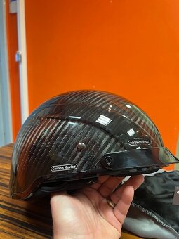 Harley Davidson-originál nová Carbon kevlar helma - 4