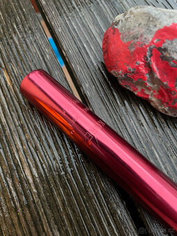 Řídítka Kore 580mm neseříznutá červený elox MTB retro - 4