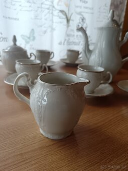 Kávová souprava pro 6 osob, karlovarský porcelán, Thun 1794 - 4