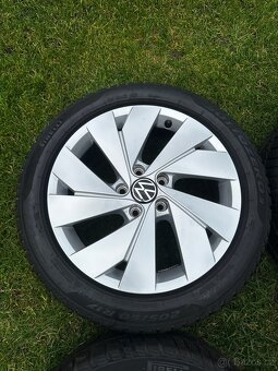 VW 6.5Jx17 ET46 + zimní pneu Pirelli Sottozero 205/50 R17 - 4