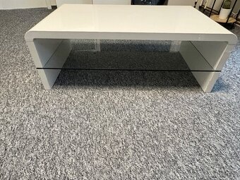 Skříňka, lesklý stůl - 4