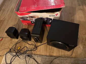 Repro 2+1 GENIUS SW-V2.1 1250, pěkný zvuk - 4