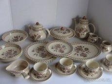 Anglický porcelán - 27ks-souprava- Staffordshire - 4