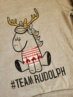 Dívčí vánoční mikina Rudolph zn. Pepco, v. 158-164 - 4