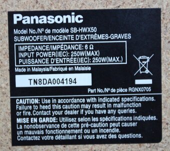 Reproduktory Panasonic - 4