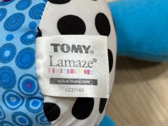 Lamaze plyšový medvídek Koala s pískátkem modrý 25 cm - 4