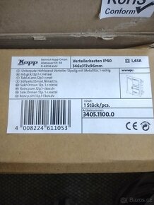 Prodám novou zapuštěnou rozvodnou skříň Kopp - 4