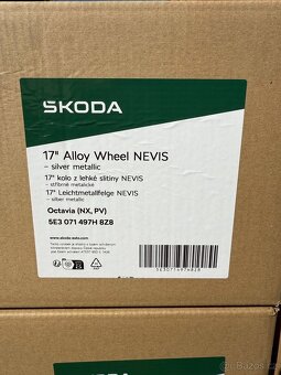 🛞Alu kola Škoda Nevis 17” Octavia, 5x112 - 4