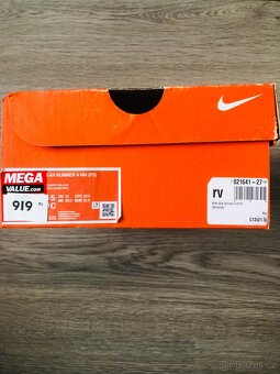 Dětské boty Nike runner - bílé - 4