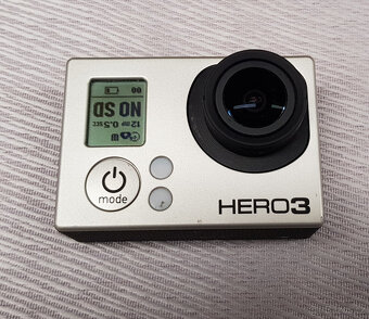 Outdoor kamera GoPro Hero 3, vodotěsné pouzdro a další přísl - 4