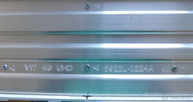 Kompletní EDGE LED podsvit z TV LG 43UJ7507, panel LC430EGG - 4