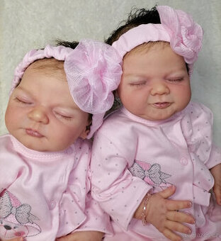 Reborn, dvojčátka, panenka, realistická, miminko - 4