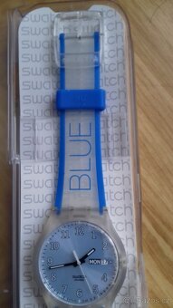 Hodinky, švýcarské, Swatch, vodotěsné, datum, nové - 4