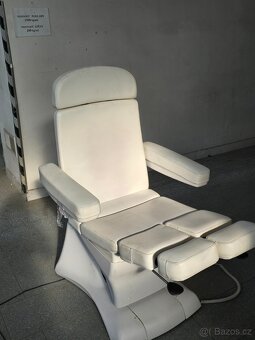 Elektrické Pedikérské křeslo 3 motory bílé - 4