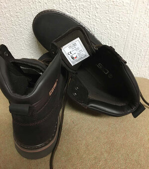 NOVÉ - pánské - KOŽENÉ podzim - zima - vel. 41 - 42 - 4