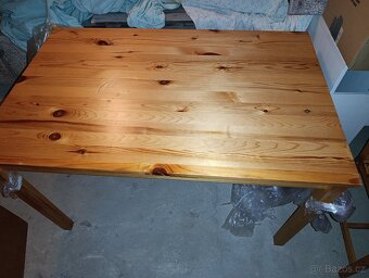 Prodám velký set nábytku z masivní borovice - 4
