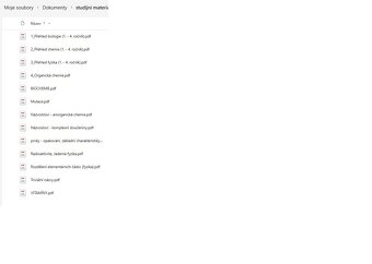 Příprava na přijímací zkoušky LF, modelové otázky, testy - 4