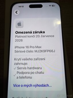 Iphone 16 Pro Max 256 Gb  Top cena Zánovní - 4
