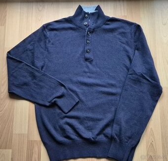 Pánský svetr s kašmírem a hedvábím – vel. M - 4