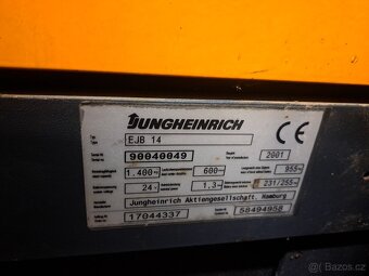 Prodám elektricky vysokozdvižný vozík jungheinrich ejb14 - 4